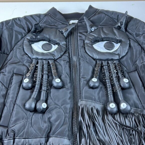 SOLD Hong Xing Women's/Unisex Unique Quilted Puffer Fringe  Coat - Picture 9 of 13